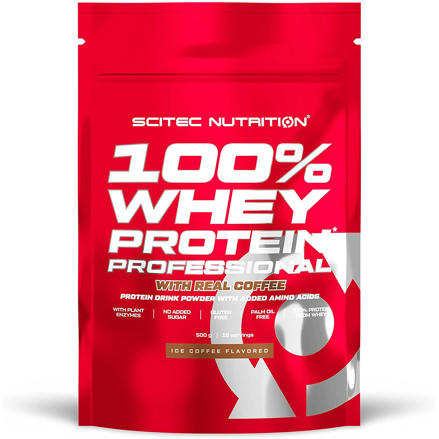 Scitec Nutrition 100% Whey Protein Professional 500 g /16 servings/ Ice Coffee - зображення 1