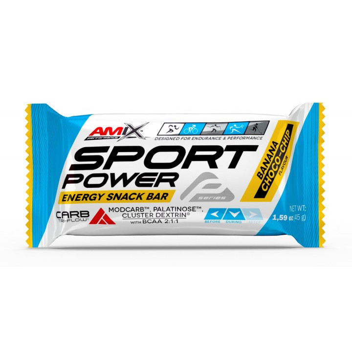 Amix Sport Power Energy Snack Bar 45 g - зображення 1