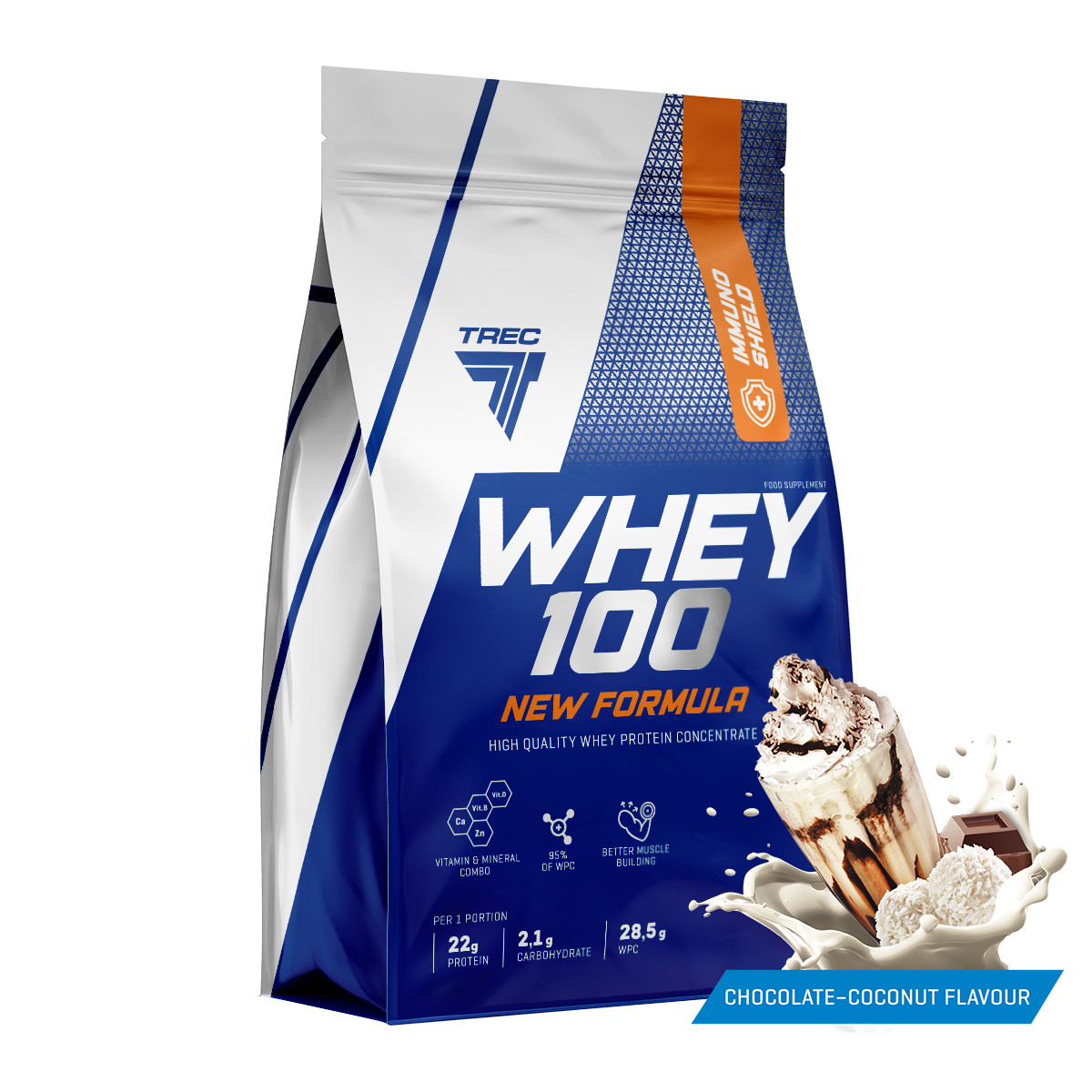 Trec Nutrition Whey 100 New Formula 700 g /23 servings/ - зображення 1
