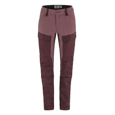 Fjallraven Keb Trousers Curved W Reg XS/S Dark Garnet/Plum - зображення 1