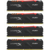 HyperX 64 GB (4x16GB) DDR4 3200 MHz Fury RGB (HX432C16FB3AK4/64) - зображення 1