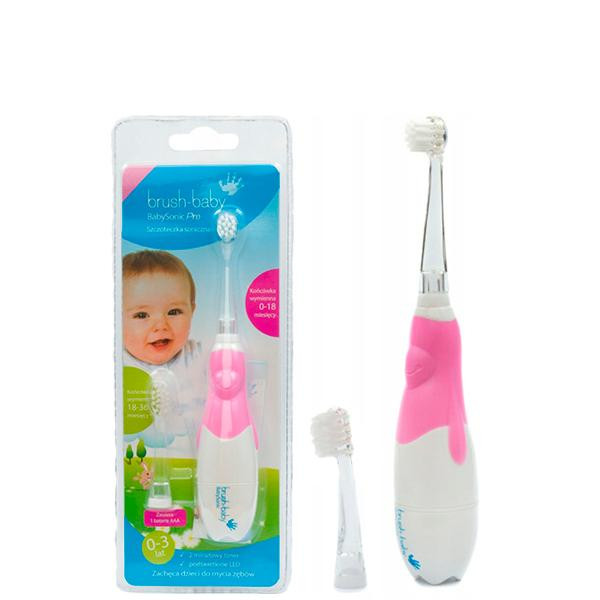 Brush-Baby BabySonic Pro 0-36 months Pink - зображення 1