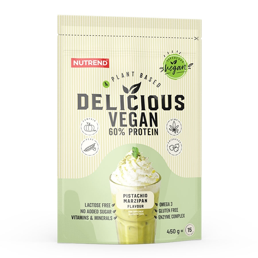 Nutrend Delicious Vegan 60% Protein 450 g /15 servings/ - зображення 1