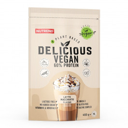 Nutrend Delicious Vegan 60% Protein 450 g /15 servings/ Latte Macchiato