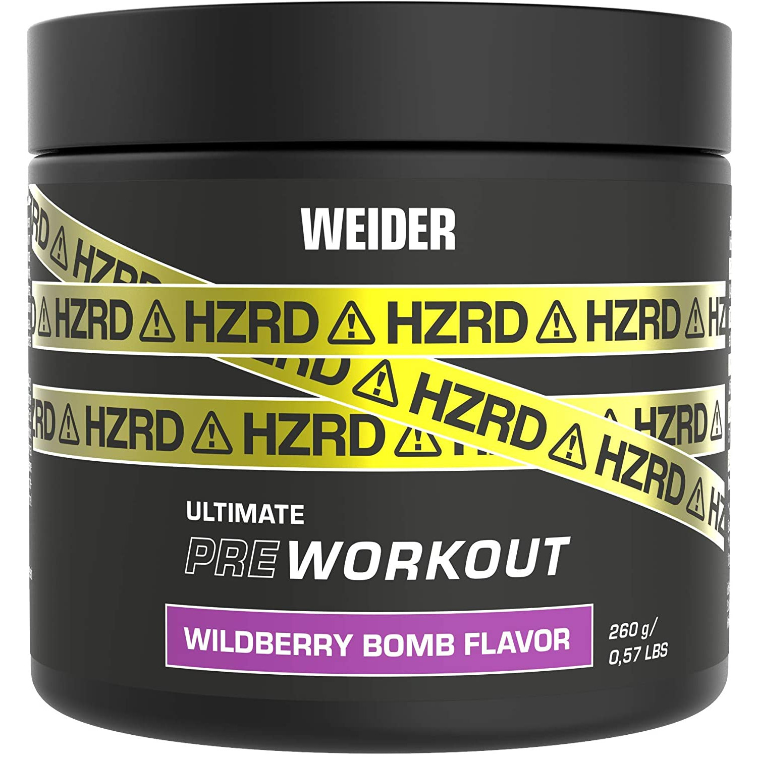 Weider HZRD Pre Workout Powder 260 g /20 servings/ Wildberry Bomb - зображення 1