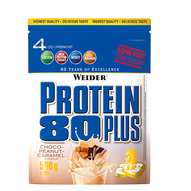 Weider Protein 80 Plus 500 g /16 servings/ Stracciatella - зображення 1