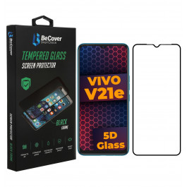 BeCover Защитное стекло  для Vivo V21E Black (707246)