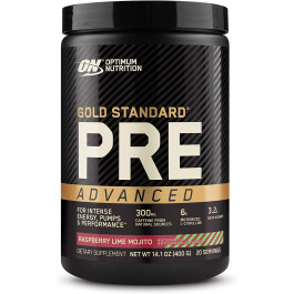   Optimum Nutrition Gold Standard Pre Advanced 400 g /20 servings/ Raspberry Lime Mojito