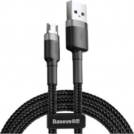Baseus Cafule Cable USB for Micro Gray/Black 3m (CAMKLF-HG1)