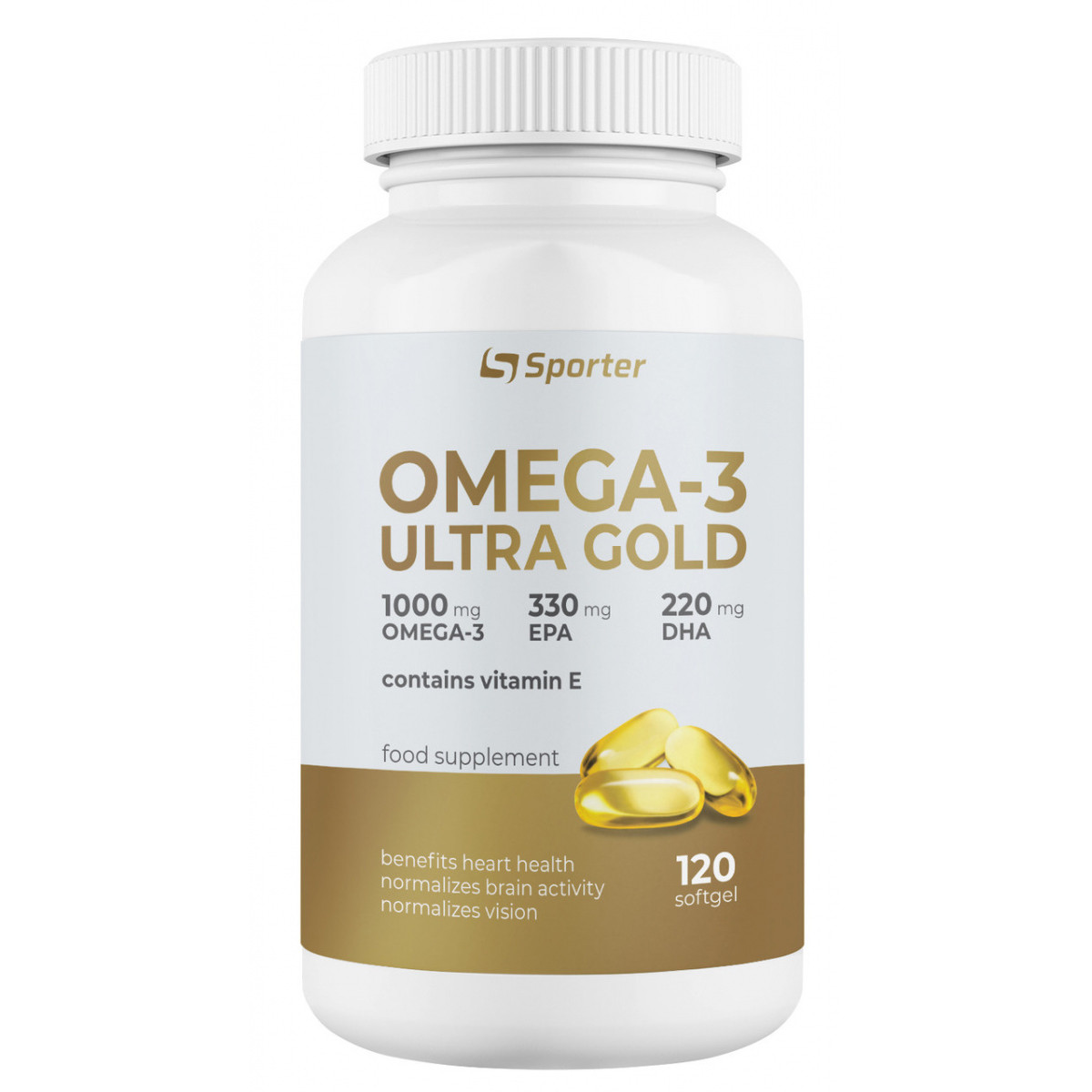 Sporter Omega-3 Ultra Gold 120 softgels - зображення 1