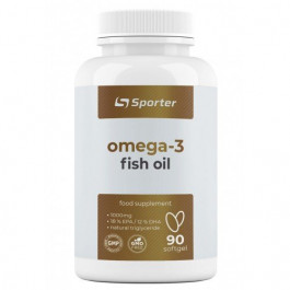 Sporter Omega-3 Fish Oil 1000 mg 90 softgels