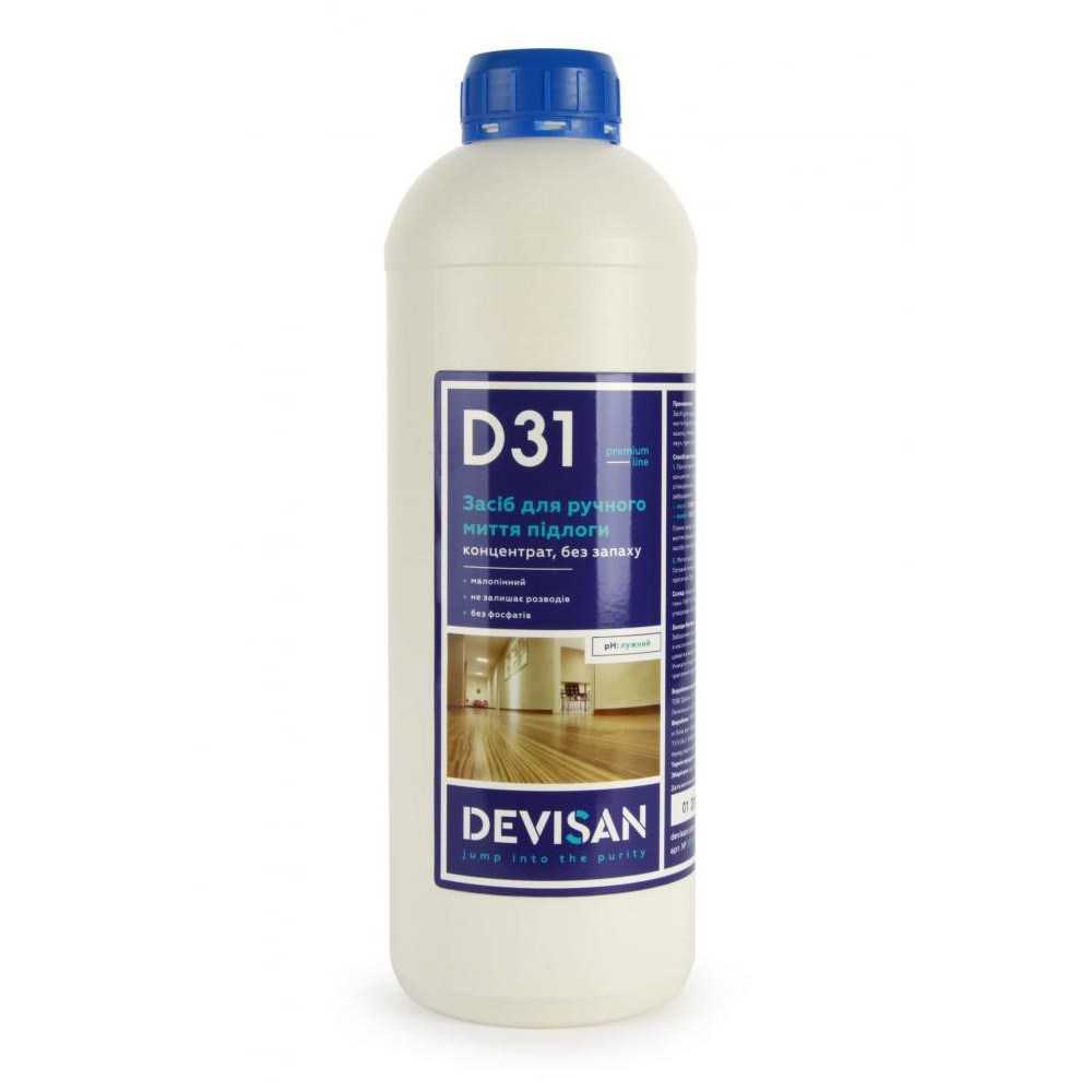 DEVISAN Средство для мытья пола D31 1 л (301131) - зображення 1