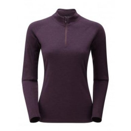 Montane Female Primino 220 Zip Neck L/S XS Saskatoon Berry