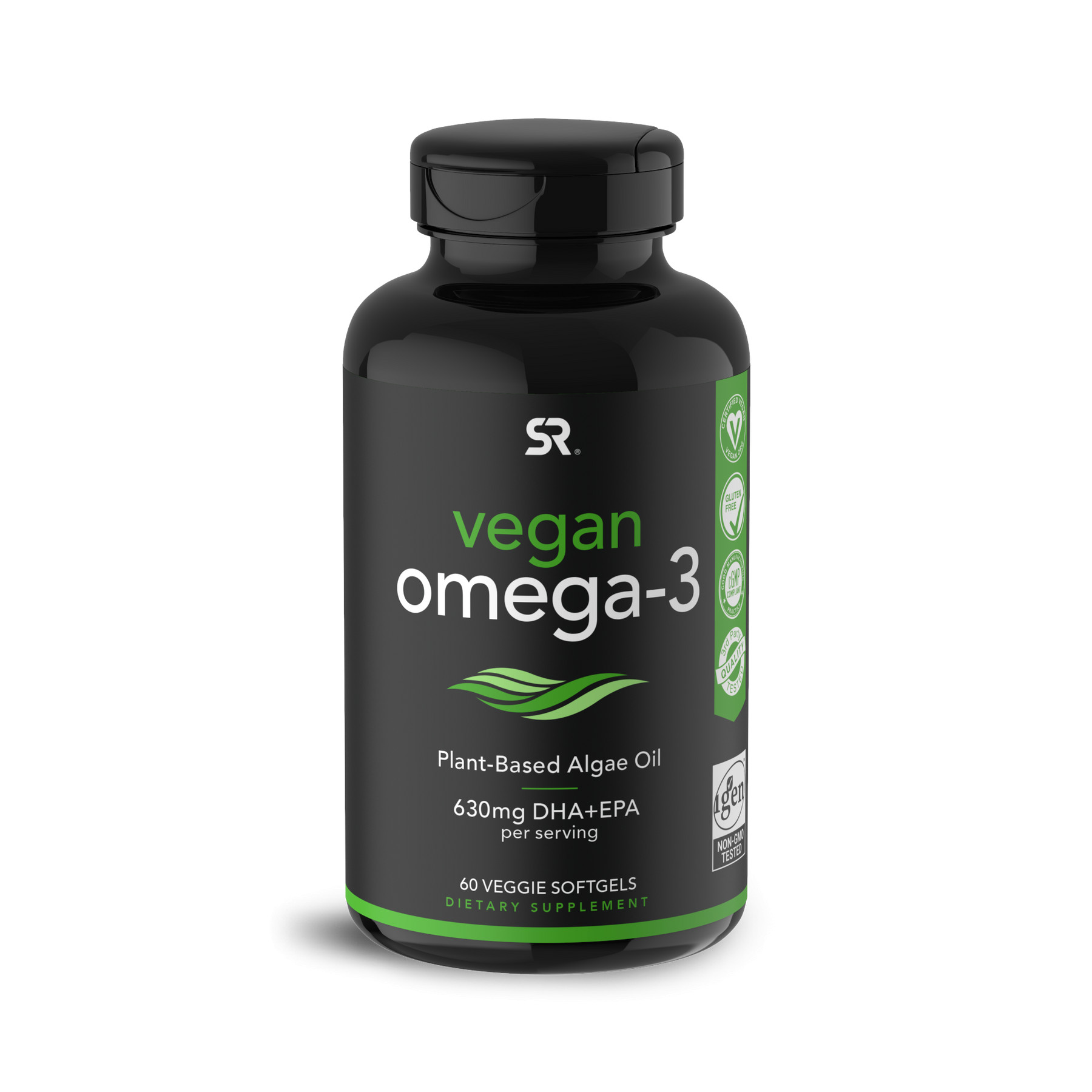 Sports Research Vegan Omega-3 60 softgels /30 servings/ - зображення 1