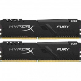 HyperX 16 GB (2x8GB) DDR4 2400 MHz Fury Black (HX424C15FB3K2/16)