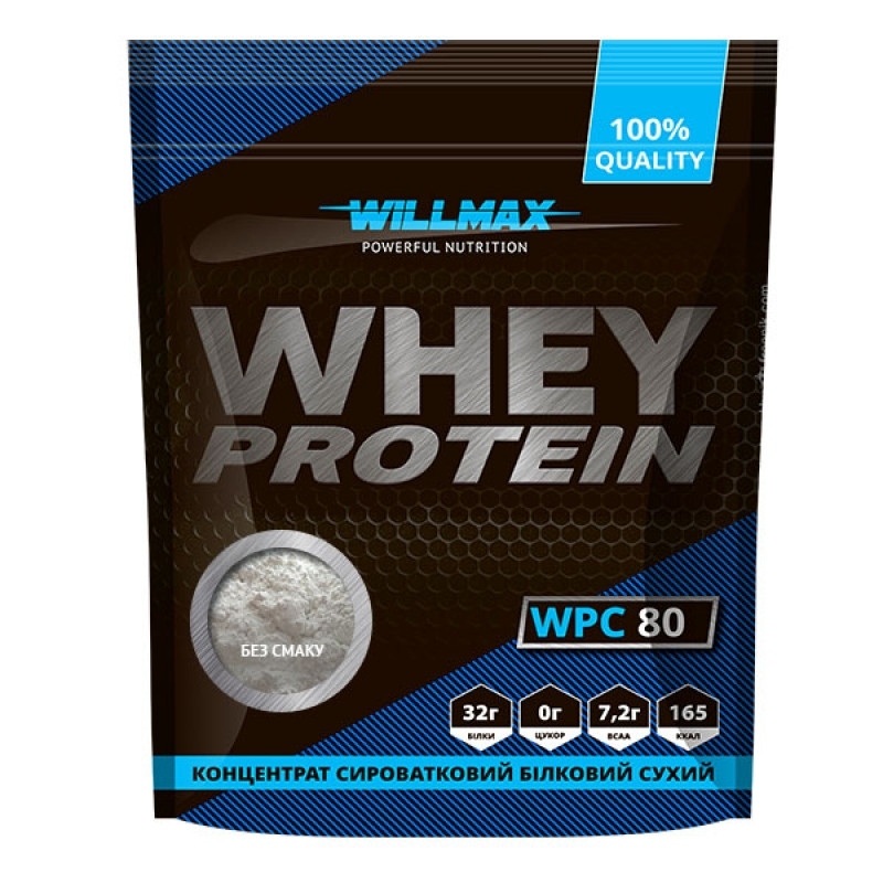 Willmax Whey Protein 80% 920 g /23 servings/ Без смаку - зображення 1