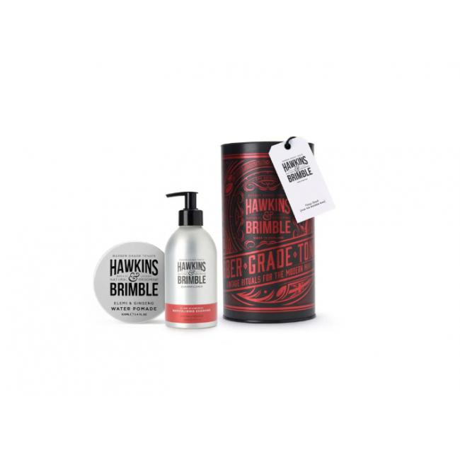 Hawkins & Brimble Набор для волос  Hair Gift Set (Shampoo & Water Pomade) - зображення 1
