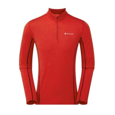 Montane Dart Zip Neck M Alpine Red - зображення 1