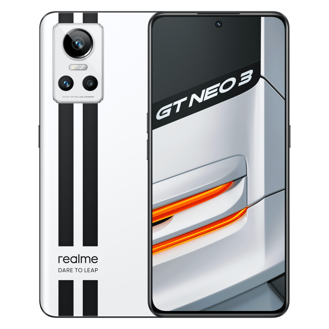 Realme GT Neo3 12/256GB 150W Sprint White купить в интернет-магазине: цены  на смартфон GT Neo3 12/256GB 150W Sprint White - отзывы и обзоры, фото и  характеристики. Сравнить предложения в Украине: Киев, Харьков,