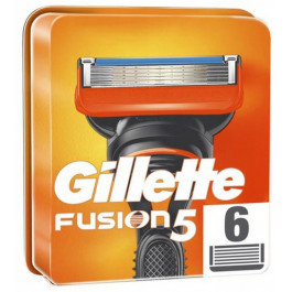 Gillette Змінні касети (леза)  Fusion 6 шт. 7702018918102