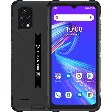 UMIDIGI Bison X10G NFC 4/64GB Hack Black - зображення 1