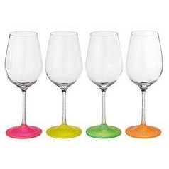 Crystalex Набор бокалов для вина Rainbow 820мл 40767/820S/D4641