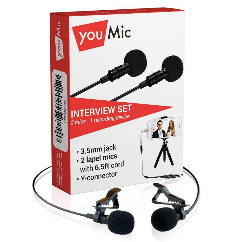 YouMic Dual Lavalier Microphone Set - зображення 1