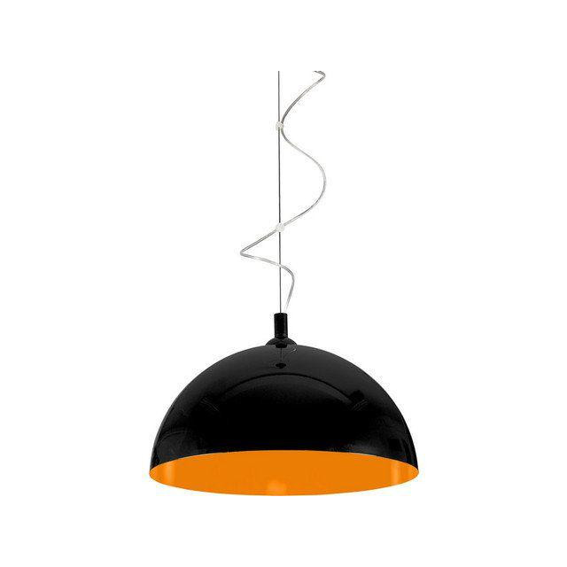 Nowodvorski Подвесной Светильник 6373 HEMISPHERE BLACK - ORANGE FLUO L - зображення 1