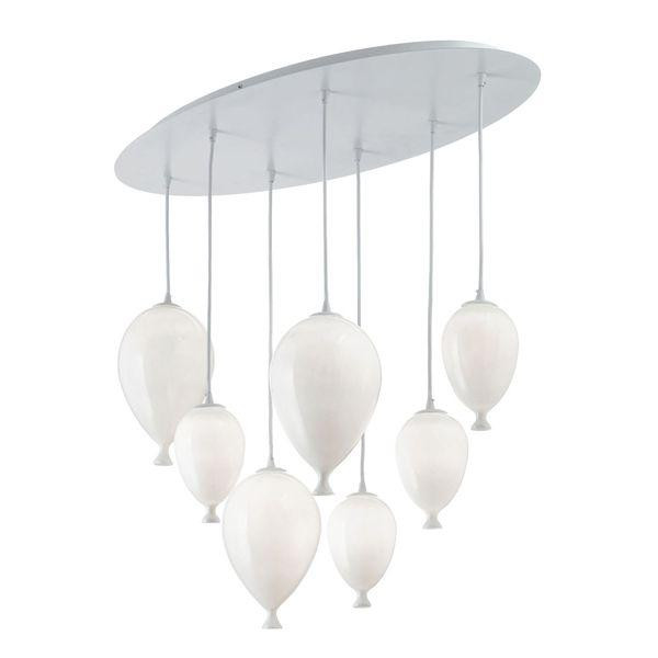 Ideal Lux Люстра подвесная CLOWN SP7 BIANCO - зображення 1