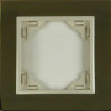 EFAPEL Рамка одинарная универсальная LOGUS, золото, пласт.вставка перламутр (90910 TOP) - зображення 1