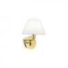 Ideal Lux Бра BEVERLY AP1 OTTONE SATINATO 140247 - зображення 1