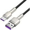 Baseus Cafule Series Metal Data Cable USB to Type-C 66W 1m Black (CAKF000101) - зображення 2