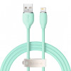 Baseus Jelly Liquid Silica Gel Fast Charging Data Cable 1.2m Green (CAGD000006) - зображення 1