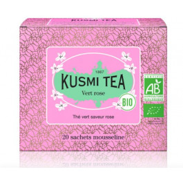 Kusmi Tea Зеленый чай органический  Green Rose в пакетиках 20 шт