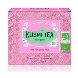   Kusmi Tea Зеленый чай органический  Green Rose в пакетиках 20 шт