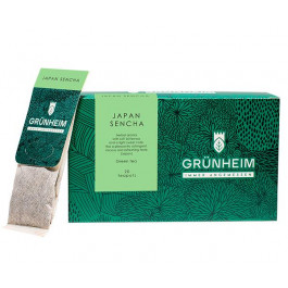 Grunheim Зеленый чай  Japan Sencha в пакетиках 20 шт