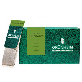 Grunheim Зеленый чай  China Special Gunpowder в пакетиках 20 шт