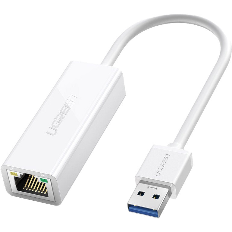 UGREEN CR111 USB 3.0 to RJ45 Gigabit Ethernet White (20255) - зображення 1