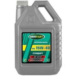   OILRIGHT Стандарт 15W-40 SF/CC 5л 2372