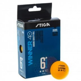 Stiga Набор мячей для настольного тенниса  WINNER 2* 40+ SGA-1111-24 6шт цвета в ассортименте Оранжевый