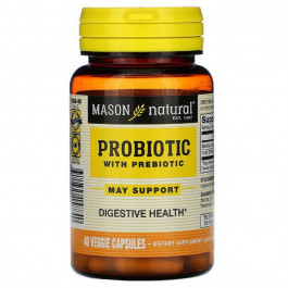 Mason Natural Пробиотик с пребиотиком (Probiotic with Prebiotic) 40 капсул