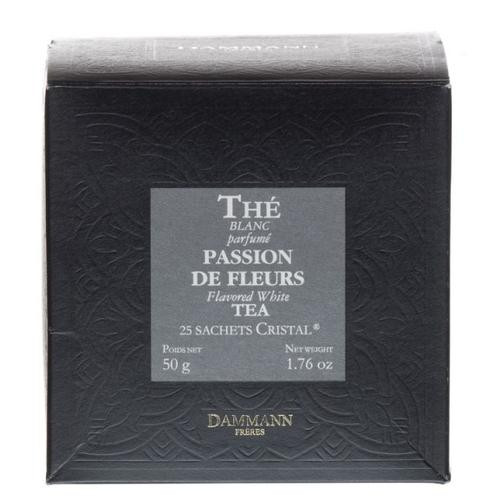 Dammann Freres Белый чай Цветочная страсть в пакетиках 25 шт - зображення 1