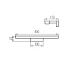 Kanlux 26683 Asten IP44 8W-NW-B, 8 Вт, 570 лм, 4000K - зображення 6