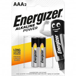 Energizer AAA bat Alkaline 2шт Power (E300132700)