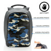 XD Design Bobby Compact anti-theft backpack / Camouflage Blue (P705.655) - зображення 10