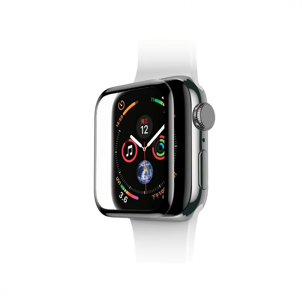 Baseus Защитное стекло  Full-screen для Apple Watch (42mm), Black (SGAPWA4-D01) - зображення 1