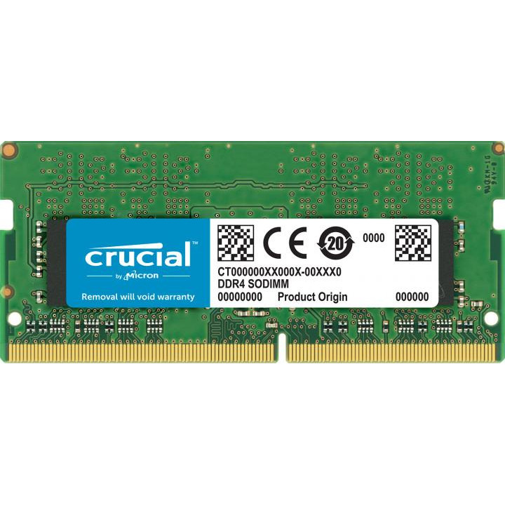 Crucial 16 GB SO-DIMM DDR4 2666 MHz (CT16G4S266M) - зображення 1