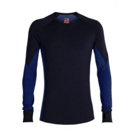 Icebreaker 260 Zone LS Crewe MEN L MIDNIGHT NAVY/ ROYAL NAVY