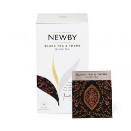 Newby Черный чай с чабрецом в пакетиках 25 шт (311260)