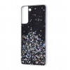 WAVE Confetti Case (TPU) Samsung Galaxy S21 black - зображення 1